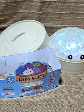Classic Dim Sum Squishy Dumplings Mystery Toy - Holographic Iridescent